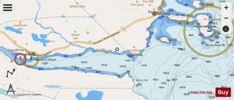 Aquaforte Harbour Marine Chart - Nautical Charts App - Streets