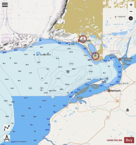 Port Harmon and Approaches / et les approches Marine Chart - Nautical Charts App - Streets