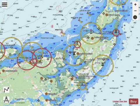Caraquet Harbour, Baie de Shippegan and/et Miscou Harbour Marine Chart - Nautical Charts App - Streets