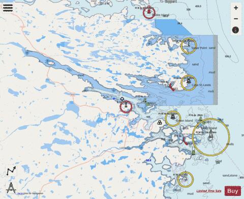 St. Lewis Sound and/et Inlet Marine Chart - Nautical Charts App - Streets