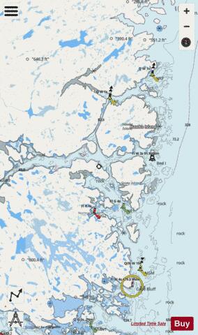 Hawke Bay and / et Deer Pass (Squasho Run) Marine Chart - Nautical Charts App - Streets