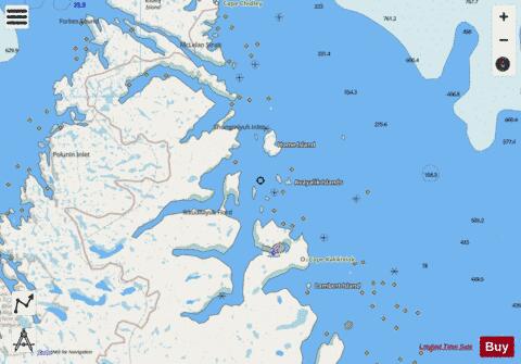Cape Kakkiviak to Duck Islands Marine Chart - Nautical Charts App - Streets
