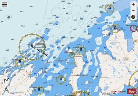 Carmanville to Bacalhoa Island and Fogo (Northern Portion) Marine Chart - Nautical Charts App - Streets