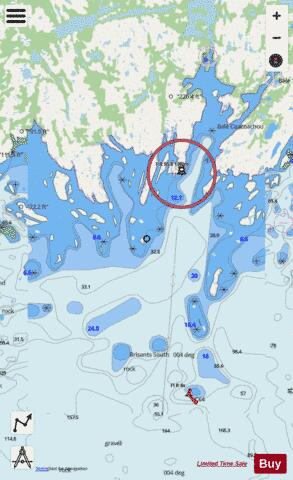 Baie Coacoachou Marine Chart - Nautical Charts App - Streets
