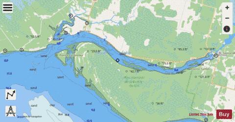 Rivière Péribonka Marine Chart - Nautical Charts App - Streets