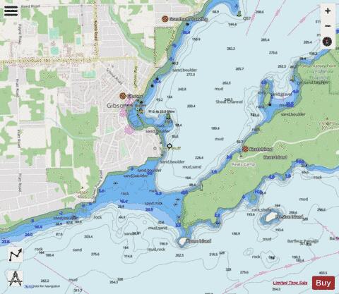 Shoal Channel Marine Chart - Nautical Charts App - Streets