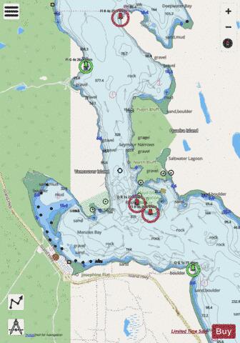 Seymour Narrows Marine Chart - Nautical Charts App - Streets