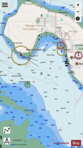 Alert Bay Marine Chart - Nautical Charts App - Streets
