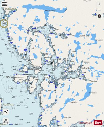 Fish Egg Inlet Marine Chart - Nautical Charts App - Streets