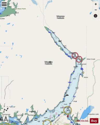 Tuck Inlet Marine Chart - Nautical Charts App - Streets