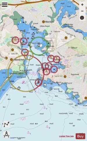 Esquimalt Harbour Marine Chart - Nautical Charts App - Streets