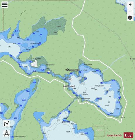 Fatty Basin Marine Chart - Nautical Charts App - Streets