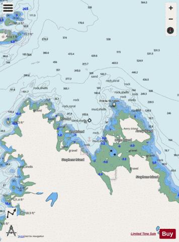 Qlawdzeet Anchorage Marine Chart - Nautical Charts App - Streets