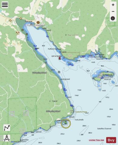Fulford Harbour Marine Chart - Nautical Charts App - Streets