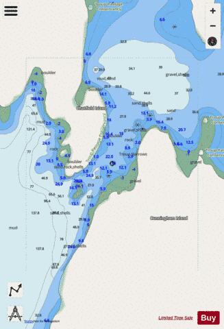 Troup Narrows Marine Chart - Nautical Charts App - Streets