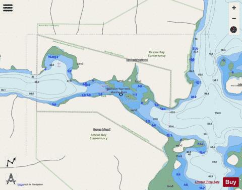 Jackson Narrows Marine Chart - Nautical Charts App - Streets