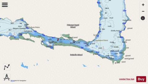 Meyers Narrows Marine Chart - Nautical Charts App - Streets