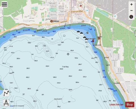Trail Bay Marine Chart - Nautical Charts App - Streets