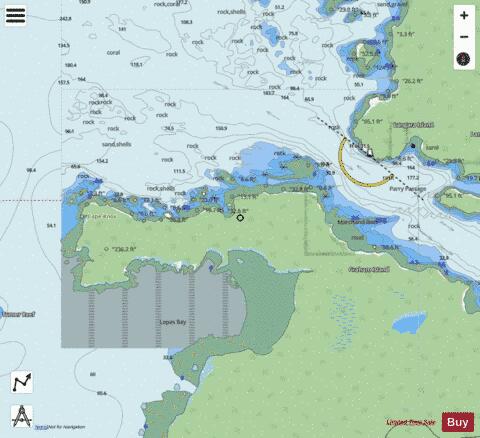 CA_CA571002 Marine Chart - Nautical Charts App - Streets