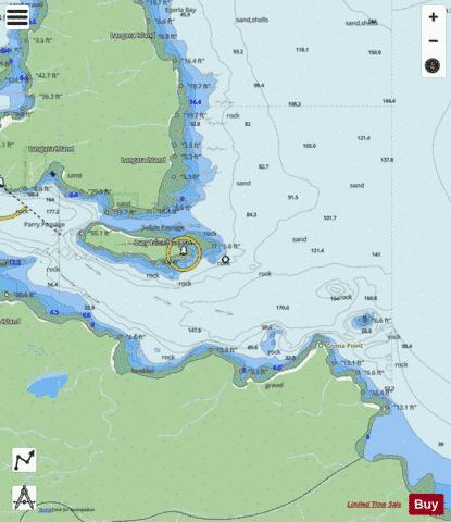CA_CA571004 Marine Chart - Nautical Charts App - Streets