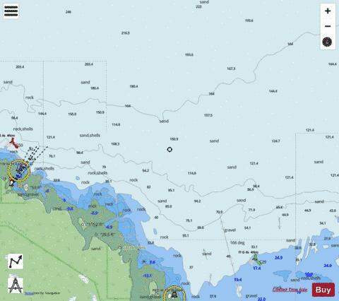 CA_CA571010 Marine Chart - Nautical Charts App - Streets
