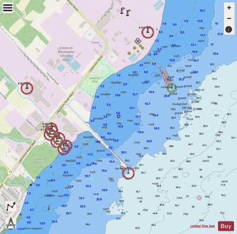 Clarkson Harbour Marine Chart - Nautical Charts App - Streets