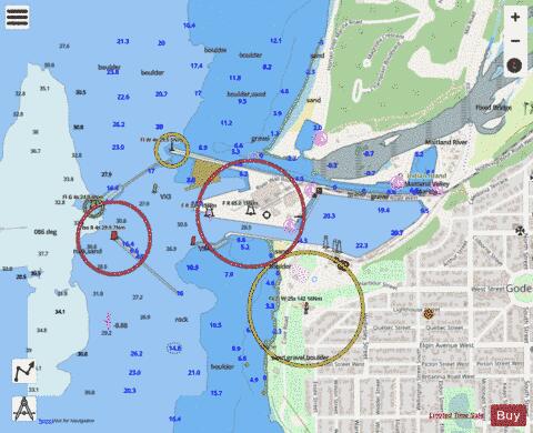Goderich Harbour Marine Chart - Nautical Charts App - Streets