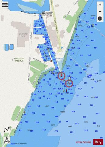 Wheatley Harbour Marine Chart - Nautical Charts App - Streets