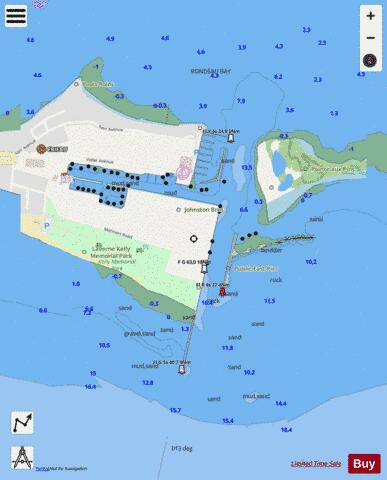 Erieau - Entrance to Rondeau Bay Marine Chart - Nautical Charts App - Streets