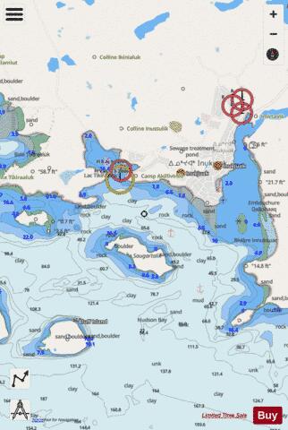 Inukjuaq Marine Chart - Nautical Charts App - Streets