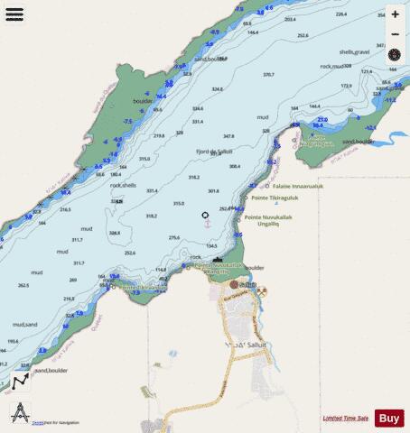 Salluit Marine Chart - Nautical Charts App - Streets