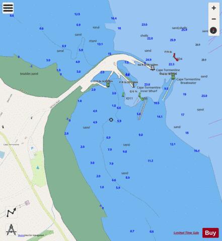 Cape Tormentine Marine Chart - Nautical Charts App - Streets