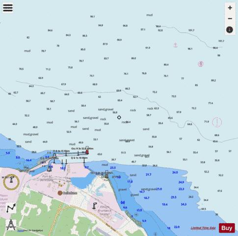 Quai / Wharf Belledune Marine Chart - Nautical Charts App - Streets