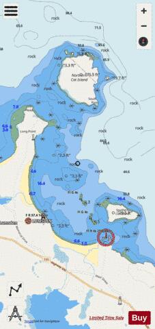 Lumsden Harbour Marine Chart - Nautical Charts App - Streets