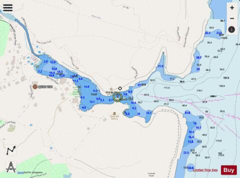 Quidi Vidi Marine Chart - Nautical Charts App - Streets