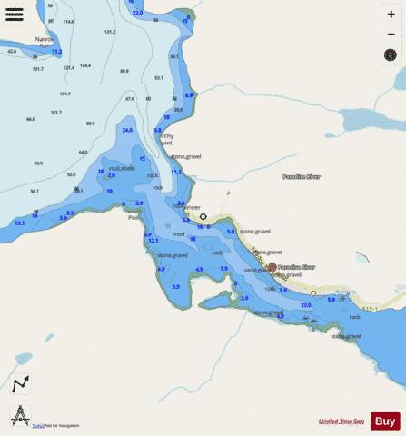 Paradise River Marine Chart - Nautical Charts App - Streets