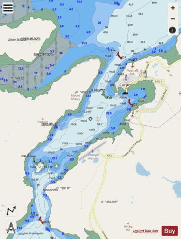 Cartwright Harbour Marine Chart - Nautical Charts App - Streets