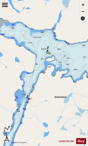 Northern Entrance to Squasho Run Marine Chart - Nautical Charts App - Streets