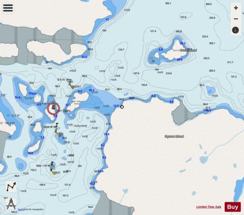 Shoal Tickle Marine Chart - Nautical Charts App - Streets