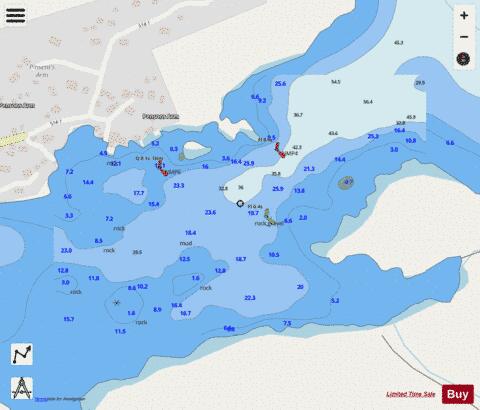 Pensons Arm Marine Chart - Nautical Charts App - Streets