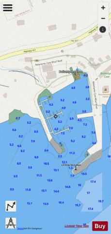 Ballantynes Cove Wharf/Quai Marine Chart - Nautical Charts App - Streets