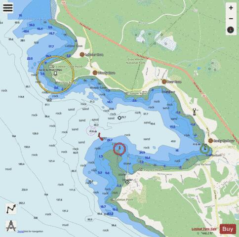 Rocky Harbour Marine Chart - Nautical Charts App - Streets