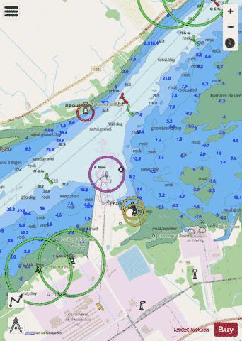 Port de Becancour Marine Chart - Nautical Charts App - Streets