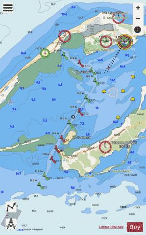 Chenal du Havre de la Grande Entree Marine Chart - Nautical Charts App - Streets