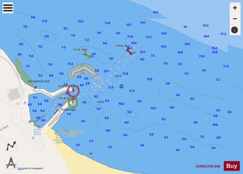 Grosse-Ile-nord Marine Chart - Nautical Charts App - Streets