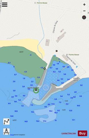 Pointe-Basse Marine Chart - Nautical Charts App - Streets