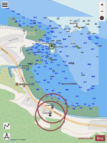 Cloridorme Marine Chart - Nautical Charts App - Streets