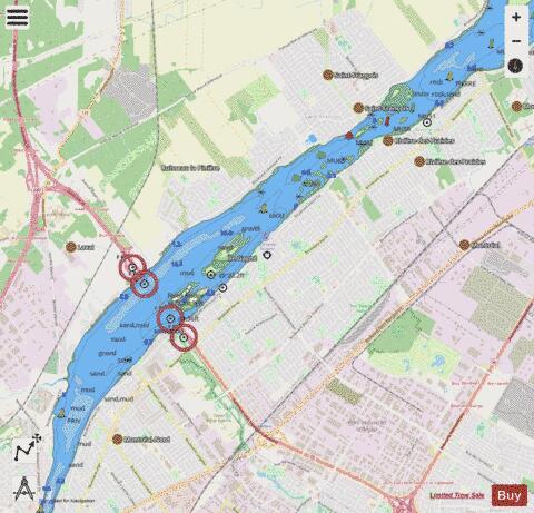 Pont-Viau �\to �le Bourdon D-E Marine Chart - Nautical Charts App - Streets