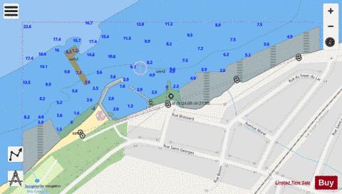 M�tabetchouan Marine Chart - Nautical Charts App - Streets