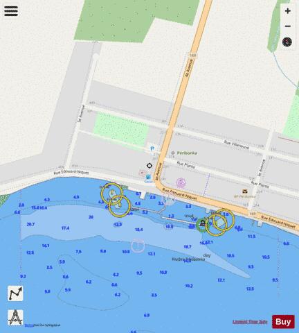 Péribonka Marine Chart - Nautical Charts App - Streets